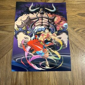 Poster 3D - One Piece - Kaidô, Luffy, Zoro Et Sanji -